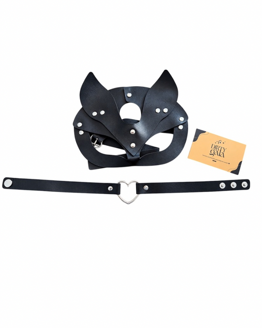Máscara Gatubela con chocker