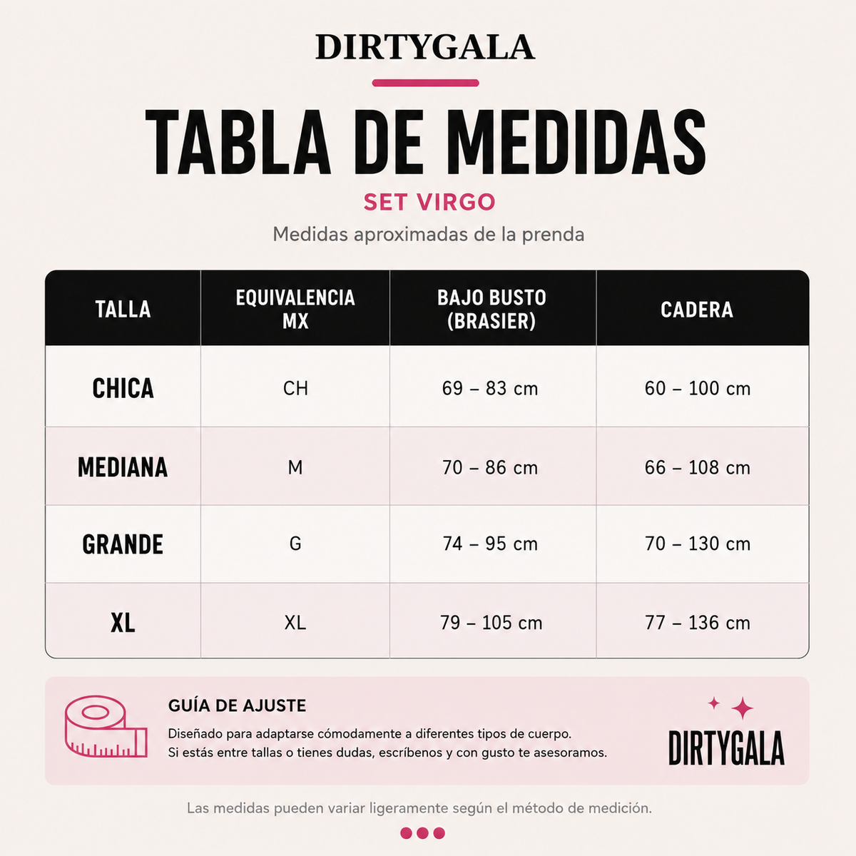 Set Virgo — Lencería de encaje bordado
